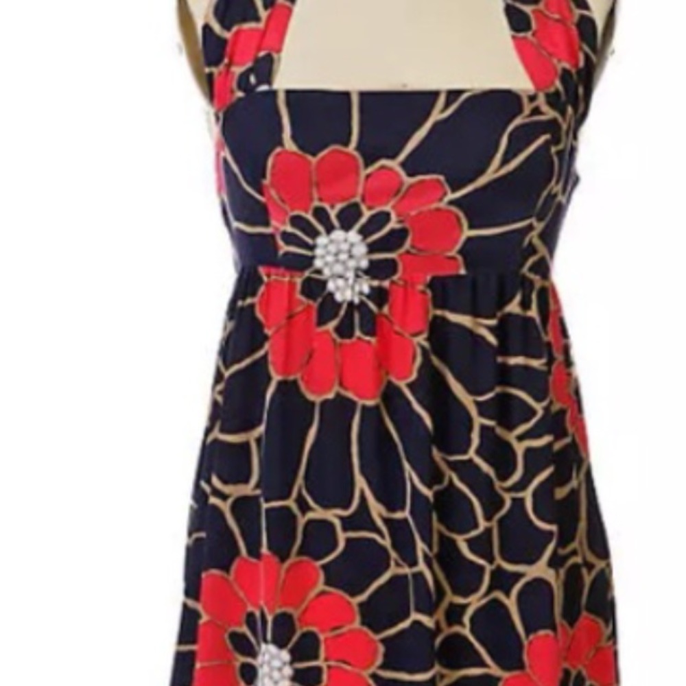 Anthropologie floral halter by Tabitha